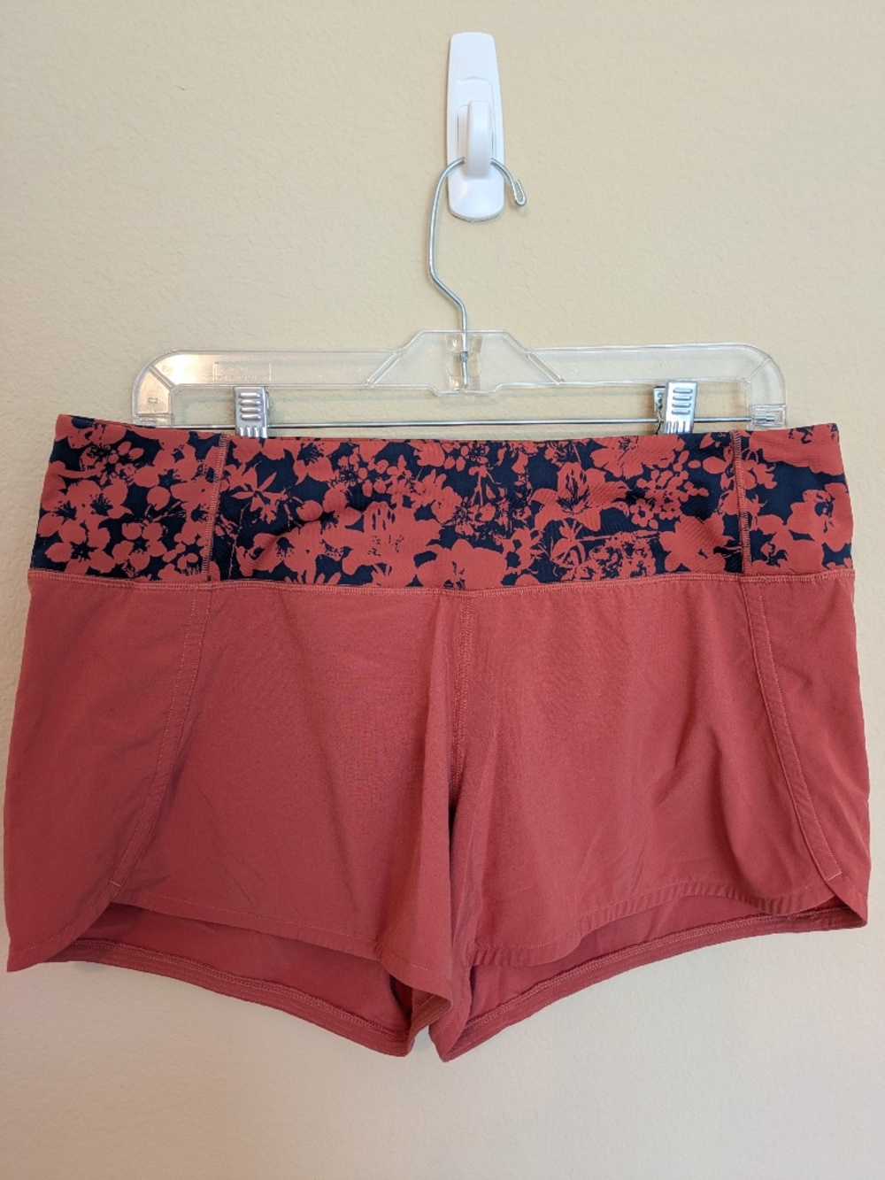 Lululemon Run Times Short II Dark Canyon / Efflorescent Dark Canyon Onyx Blue
